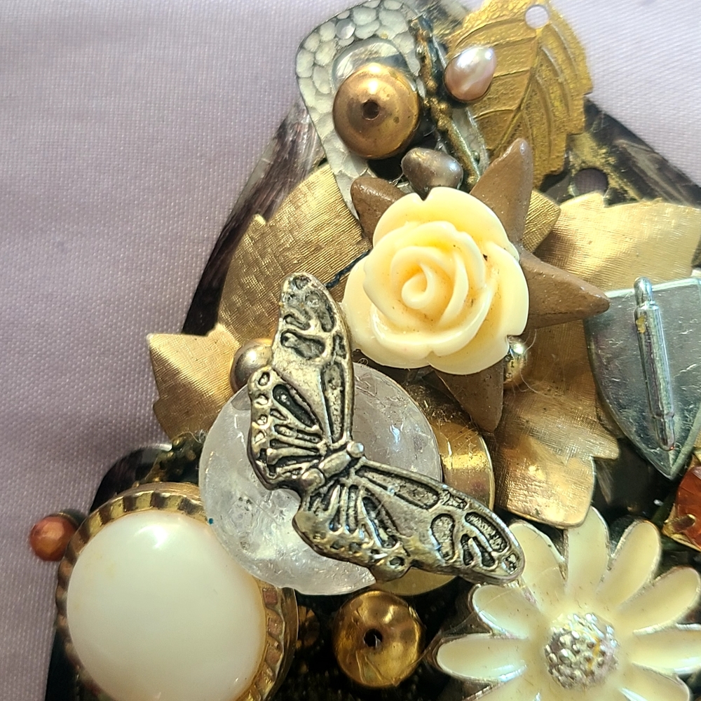 Vintage charm handmade necklace